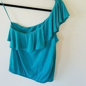 American Eagle One-shoulder ruffle shirt